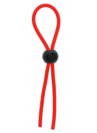 Красное эрекционное лассо с одной бусинкой-утяжкой STRETCHY THICK LASSO - Dream Toys - в Петропавловске-Камчатском купить с доставкой