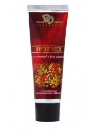 Интимный лубрикант с разогревающим эффектом HOT SEX - 30 мл. - БиоМед - купить с доставкой в Петропавловске-Камчатском