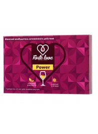 Женский возбудитель мгновенного действия Forte Love Power - 7 ампул (2,5 мл.) - Капиталпродукт - купить с доставкой в Петропавловске-Камчатском