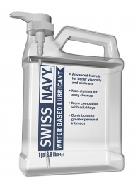 Канистра лубриканта Swiss Navy Water Based Lube на водной основе - 3,8 л. - Swiss navy - купить с доставкой в Петропавловске-Камчатском