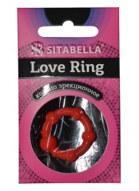 Эрекционное кольцо из киберкожи со стимулирующими бусинами - Sitabella - в Петропавловске-Камчатском купить с доставкой
