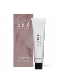 Лубрикант на водной основе Slow Sex Anal Play Gel - 30 мл. - Bijoux Indiscrets - купить с доставкой в Петропавловске-Камчатском