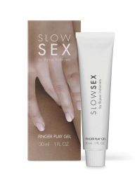 Гель для мастурбации с ароматом кокоса Slow Sex Finger Play Gel - 30 мл. - Bijoux Indiscrets - купить с доставкой в Петропавловске-Камчатском