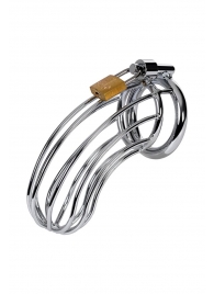 Серебристый пояс верности TOYFA на замочке - ToyFa - купить с доставкой в Петропавловске-Камчатском