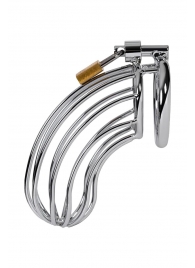 Серебристый пояс верности TOYFA на замочке - ToyFa - купить с доставкой в Петропавловске-Камчатском