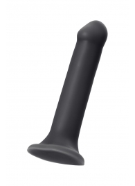 Черный фаллос на присоске Silicone Bendable Dildo XL - 20 см. - Strap-on-me - купить с доставкой в Петропавловске-Камчатском