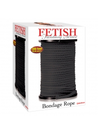 Черная веревка для связывания Bondage Rope - 60,9 м. - Pipedream - купить с доставкой в Петропавловске-Камчатском