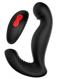 Черный вибромассажер простаты SWIRLING P-PLEASER - Dream Toys - в Петропавловске-Камчатском купить с доставкой
