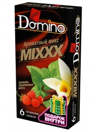 Ароматизированные презервативы DOMINO  Ароматный микс  - 6 шт. - Domino - купить с доставкой в Петропавловске-Камчатском