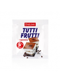 Пробник гель-смазки Tutti-frutti со вкусом тирамису - 4 гр. - Биоритм - купить с доставкой в Петропавловске-Камчатском