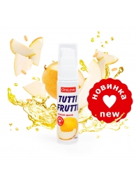 Гель-смазка Tutti-frutti со вкусом сочной дыни - 30 гр. - Биоритм - купить с доставкой в Петропавловске-Камчатском
