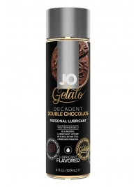 Лубрикант с ароматом шоколада JO GELATO DECADENT DOUBLE CHOCOLATE - 120 мл. - System JO - купить с доставкой в Петропавловске-Камчатском