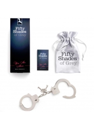 Металлические наручники Metal Handcuffs - Fifty Shades of Grey - купить с доставкой в Петропавловске-Камчатском
