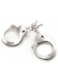 Металлические наручники Metal Handcuffs - Fifty Shades of Grey - купить с доставкой в Петропавловске-Камчатском