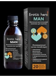 Мужской биогенный концентрат для усиления эрекции Erotic hard Man - 250 мл. - Erotic Hard - купить с доставкой в Петропавловске-Камчатском
