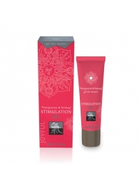 Возбуждающий интимный гель для двоих STIMULATION GEL Pomegranate   Nutmeg - 30 мл. - Shiatsu - купить с доставкой в Петропавловске-Камчатском