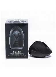Черный инновационный мужской вибратор PULSE SOLO ESSENTIAL - Hot Octopuss - в Петропавловске-Камчатском купить с доставкой