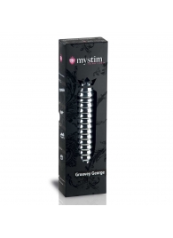 Рельефный фаллос для интенсивного электросекса Groovey George - 20 см. - MyStim - купить с доставкой в Петропавловске-Камчатском