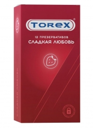 Презервативы Torex  Сладкая любовь  с ароматом клубники - 12 шт. - Torex - купить с доставкой в Петропавловске-Камчатском