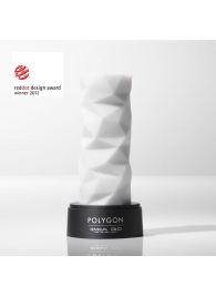 Белый 3D мастурбатор POLYGON - Tenga - в Петропавловске-Камчатском купить с доставкой