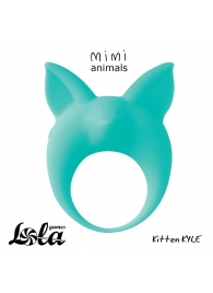 Зеленое эрекционное кольцо Kitten Kyle - Lola Games - в Петропавловске-Камчатском купить с доставкой