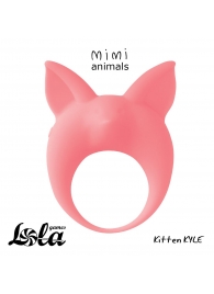 Оранжевое эрекционное кольцо Kitten Kyle - Lola Games - в Петропавловске-Камчатском купить с доставкой