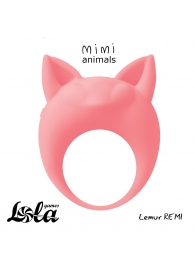 Оранжевое эрекционное кольцо Lemur Remi - Lola Games - в Петропавловске-Камчатском купить с доставкой