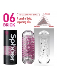 Мастурбатор SPINNER Brick - Tenga - в Петропавловске-Камчатском купить с доставкой