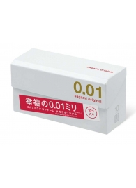 Супер тонкие презервативы Sagami Original 0.01 - 10 шт. - Sagami - купить с доставкой в Петропавловске-Камчатском