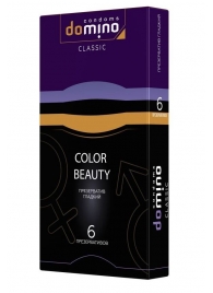 Разноцветные презервативы DOMINO Colour Beauty - 6 шт. - Domino - купить с доставкой в Петропавловске-Камчатском