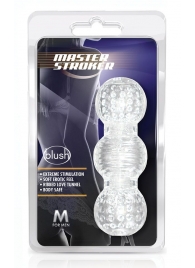 Прозрачный фигурный мастурбатор Master Stroker - Blush Novelties - в Петропавловске-Камчатском купить с доставкой