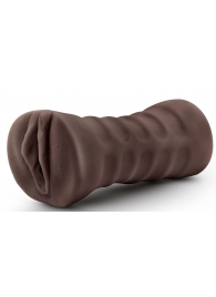 Коричневый мастурбатор-вагина Hot Chocolate Brianna - Blush Novelties - в Петропавловске-Камчатском купить с доставкой