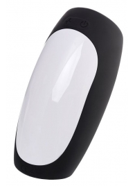 Черно-белый перезаряжаемый мастурбатор Erotist Hailstorm - Erotist Adult Toys - в Петропавловске-Камчатском купить с доставкой