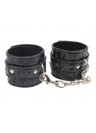 Черные наручники Surrender Wrist Restraints - Chisa - купить с доставкой в Петропавловске-Камчатском