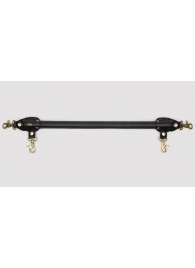 Черная распорка для ног Bound to You Faux Leather Spreader Bar - 50,8 см. - Fifty Shades of Grey - купить с доставкой в Петропавловске-Камчатском