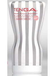 Мастурбатор TENGA Squeeze Tube Cup Soft - Tenga - в Петропавловске-Камчатском купить с доставкой