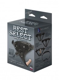 Пояс HARNESS BEST SELECT с вагинальной пробкой - LOVETOY (А-Полимер) - купить с доставкой в Петропавловске-Камчатском