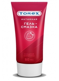 Смазка на водной основе TOREX  Сладкая клубника  - 50 мл. - Torex - купить с доставкой в Петропавловске-Камчатском