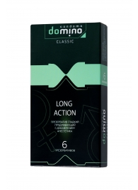 Презервативы с пролонгирующим эффектом DOMINO Classic Long action - 6 шт. - Domino - купить с доставкой в Петропавловске-Камчатском