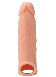 Телесная насадка EXTENDER WITH BALL STRAP 6.5 - 17 см. - Dream Toys - в Петропавловске-Камчатском купить с доставкой