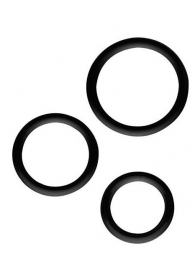 Набор из 3 эрекционных колец SILICONE COCKRINGS - Dream Toys - в Петропавловске-Камчатском купить с доставкой