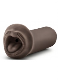 Коричневый мастурбатор-ротик Naughty Nicole - Blush Novelties - в Петропавловске-Камчатском купить с доставкой