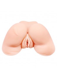 Телесная вибровагина Julie с 2 рабочими отверстиями - Baile - в Петропавловске-Камчатском купить с доставкой