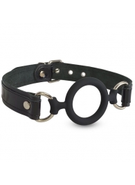 Силиконовый кляп-рамка на кожаных ремешках - Sitabella - купить с доставкой в Петропавловске-Камчатском