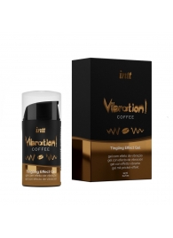 Жидкий интимный гель с эффектом вибрации Vibration! Coffee - 15 мл. - INTT - купить с доставкой в Петропавловске-Камчатском