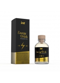Массажный гель с согревающим эффектом Energy Drink - 30 мл. - INTT - купить с доставкой в Петропавловске-Камчатском