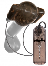 Дымчатый вибростимулятор головки пениса Dual Vibrating Head Teaser - Pipedream - в Петропавловске-Камчатском купить с доставкой
