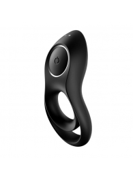 Черное эрекционное виброкольцо Legendary Duo - Satisfyer - в Петропавловске-Камчатском купить с доставкой