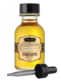 Масло для ласк с ароматом ванили Oil of Love Vanilla Creme - 22 мл. - Kama Sutra - купить с доставкой в Петропавловске-Камчатском
