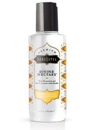 Гель-лубрикант на водной основе Divine Nectars Vanilla с ароматом ванили - 150 мл. - Kama Sutra - купить с доставкой в Петропавловске-Камчатском